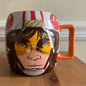 Star Wars Luke Skywalker Coffee Mug Cup X-WING PILOT Disney Store Exclusive